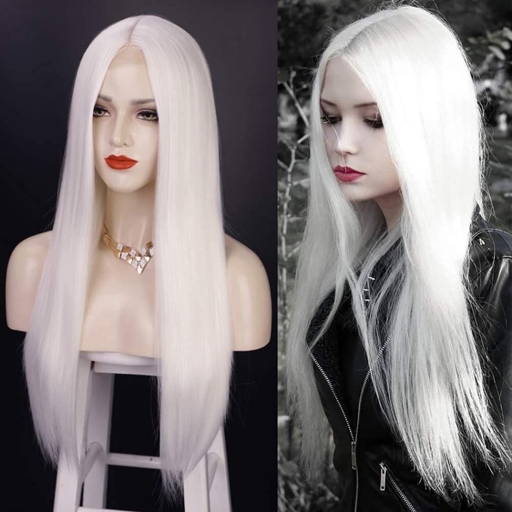 30" White Wig